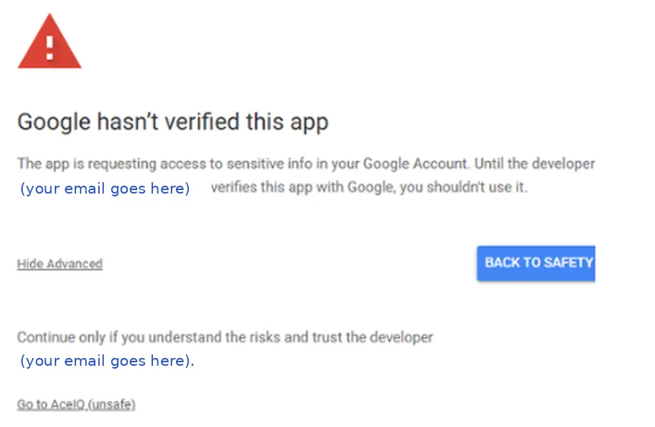 Step 8: Continue to your app